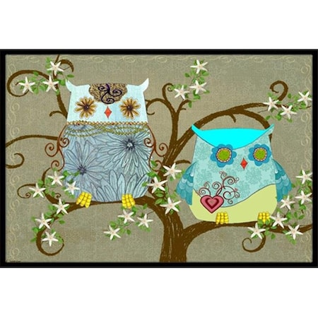 Carolines Treasures Carolines Treasures PJC1094JMAT The Friendly Ladies Owl Indoor & Outdoor Mat; 24 x 36 in. PJC1094JMAT